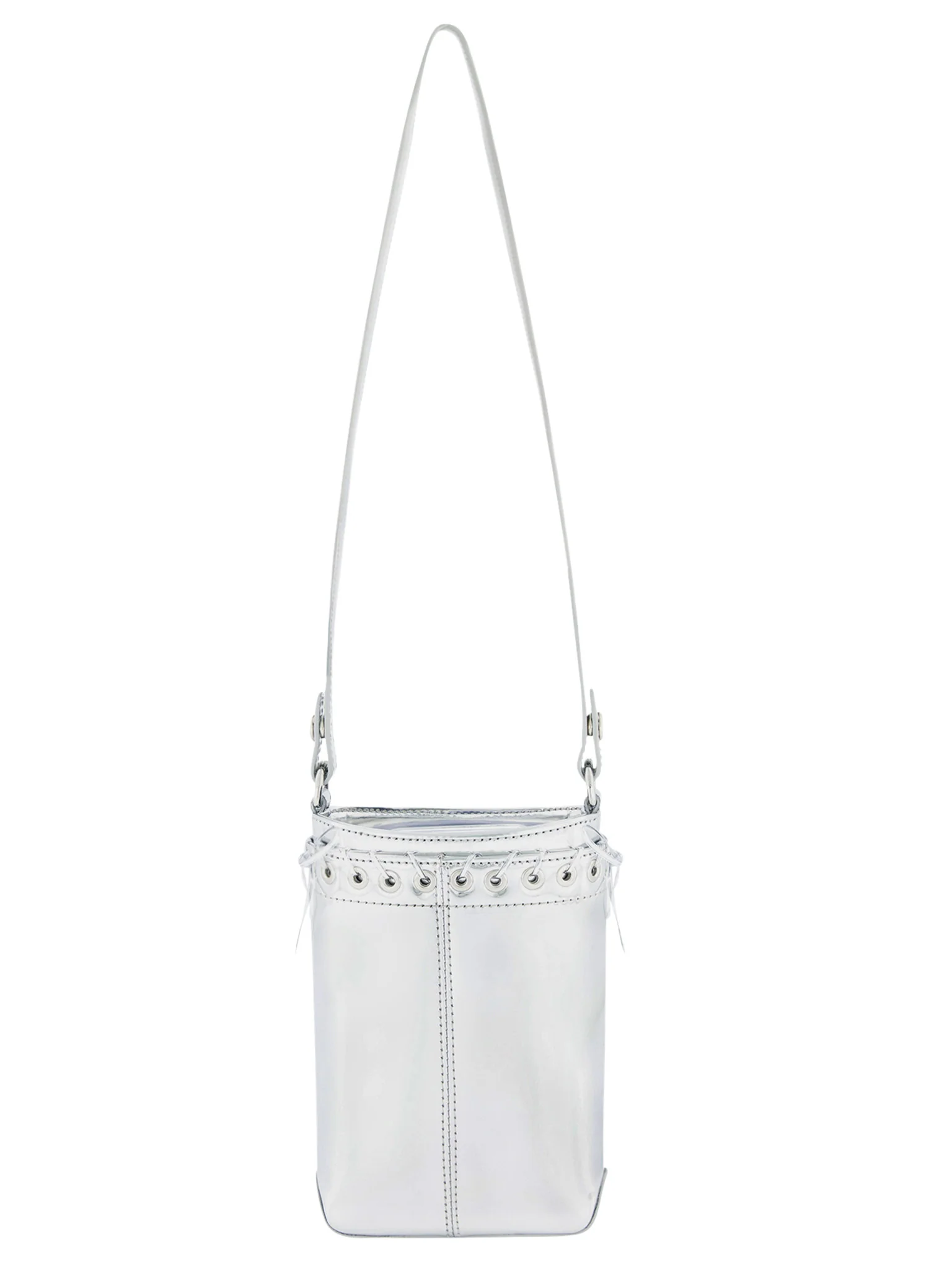 The Cleavage Crossbody Bag in Mirror Leather - Image 4